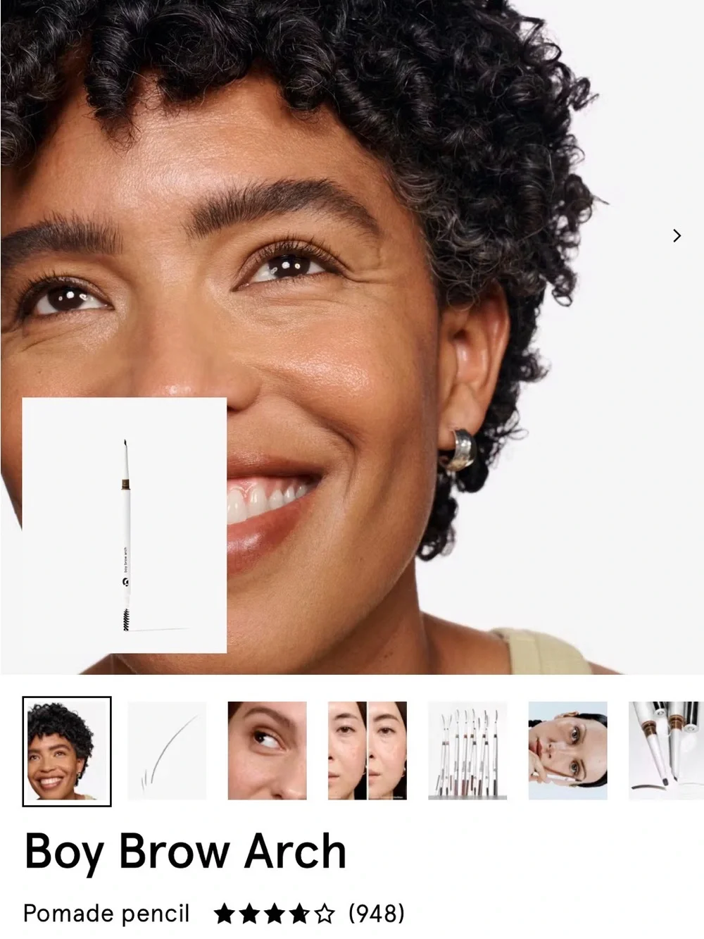 Glossier Boy Brow Arch Pencil — Auburn Brown